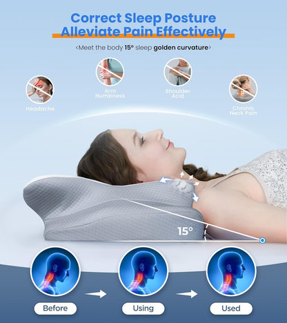 SerenitySleep™ Therapeutic Cooling Pillow