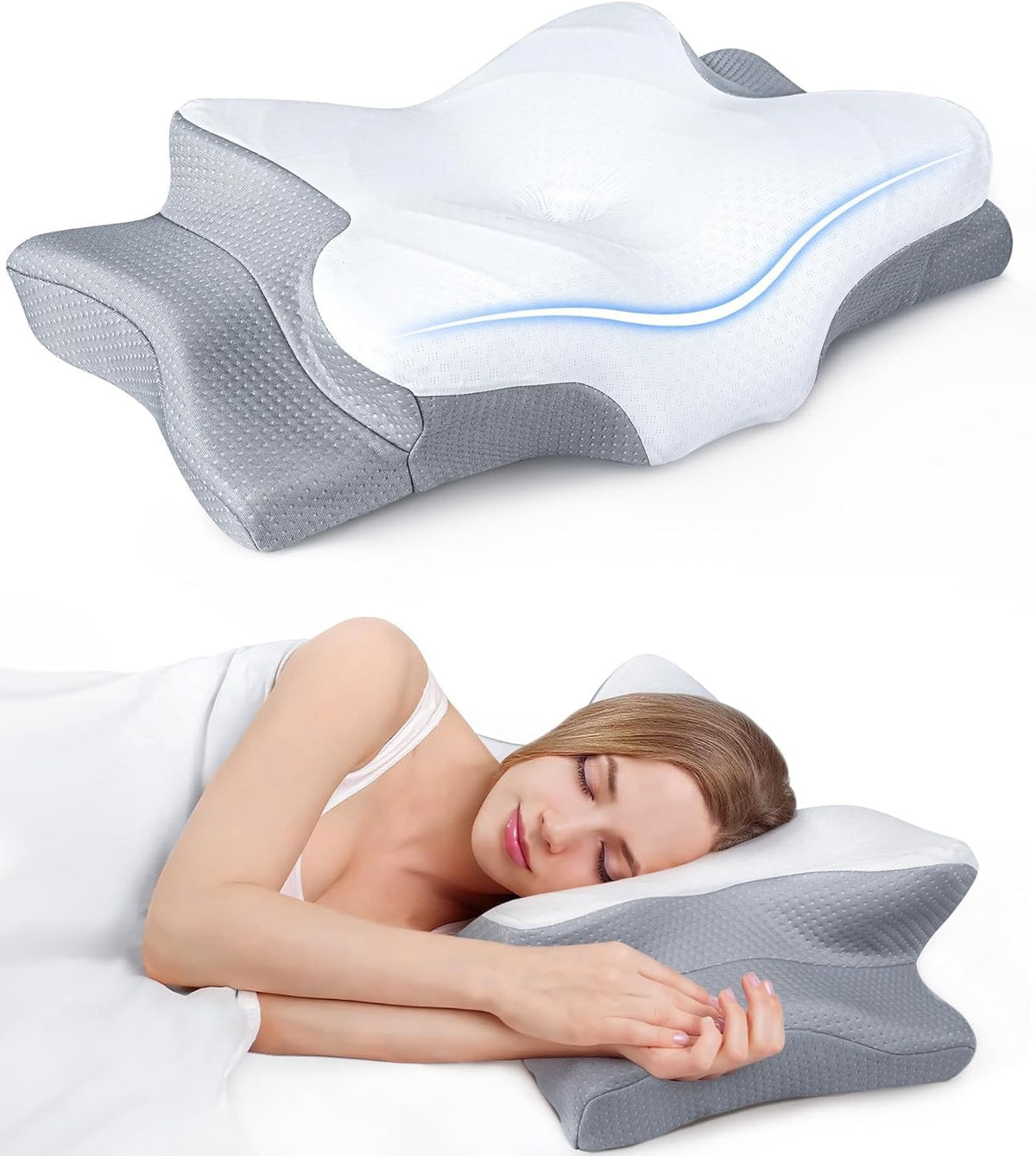 SerenitySleep™ Therapeutic Cooling Pillow