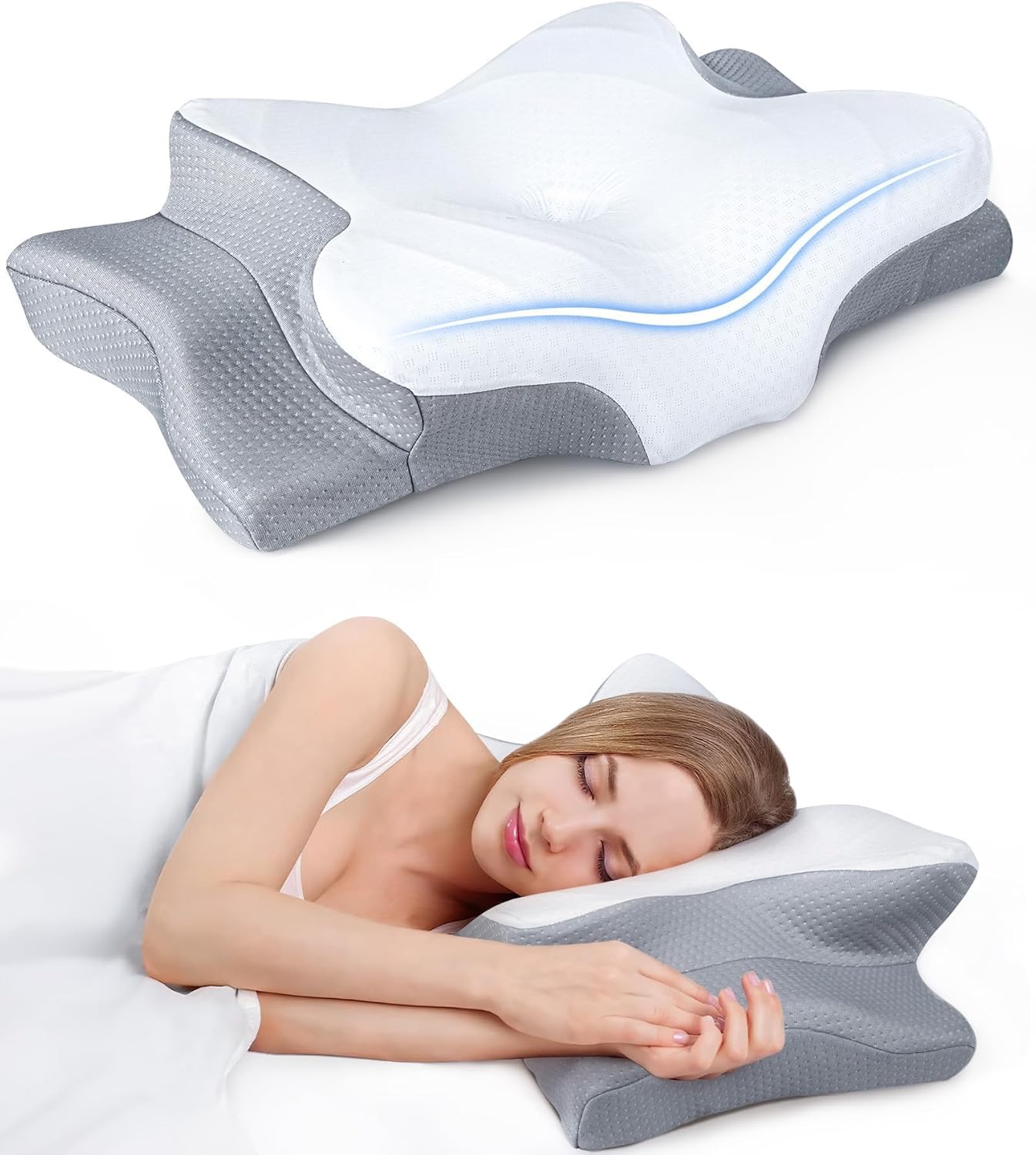 SerenitySleep™ Therapeutic Cooling Pillow