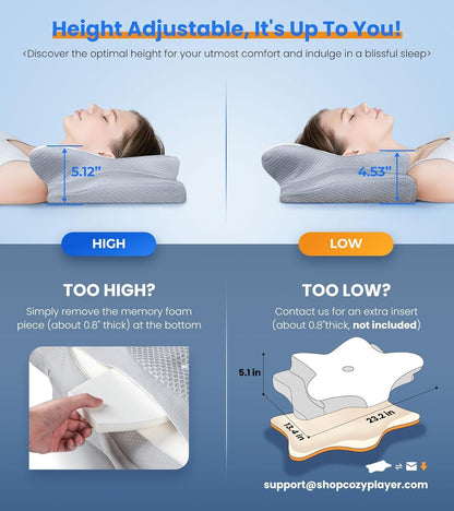 SerenitySleep™ Therapeutic Cooling Pillow